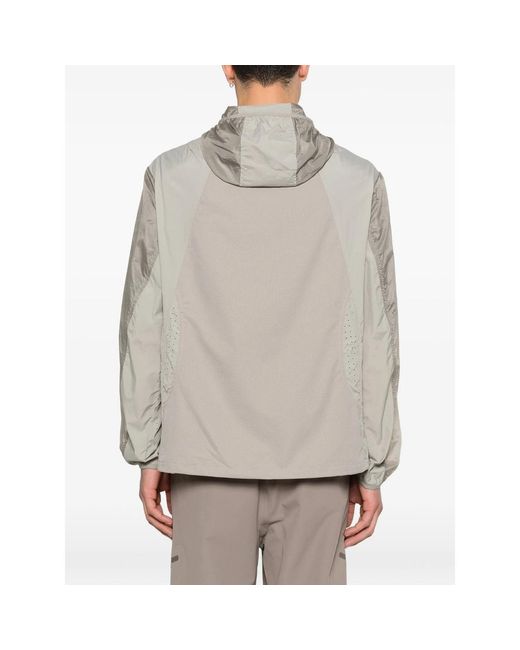 Hiking Patrol Gray Orbit Lt Hooded Panelled Jacket for men