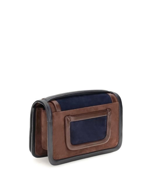 Pierre Hardy Blue Alpha Bag Calf Leather Bos Taurus Shoulder