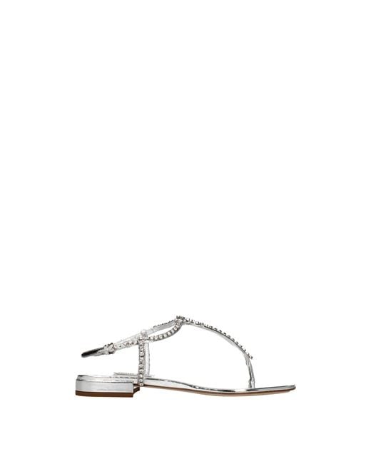 Miu Miu Natural Crystal Sandals