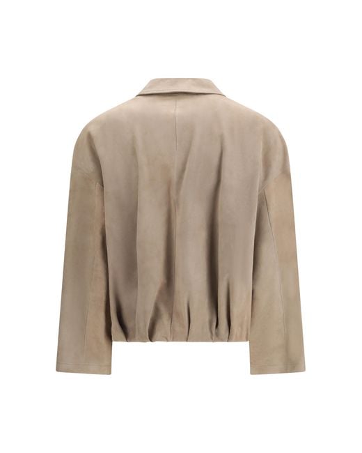 Salvatore Santoro Natural Suede Jacket Lamb Ovis Aries
