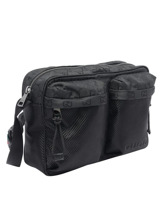 Gucci Black Small Nexus Crossbody Bag for men