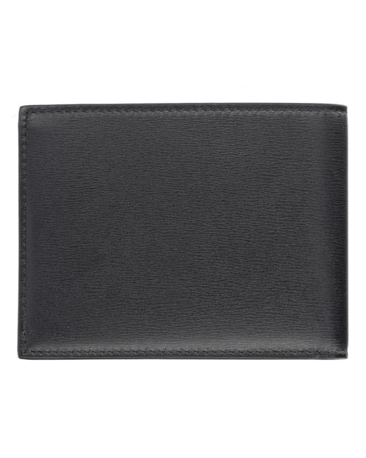 Ferragamo Gray Logo Leather Wallet & Purses for men