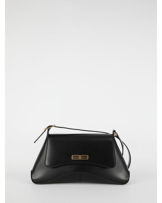 Balenciaga Leather Xx Medium Flap Bag in Black | Lyst