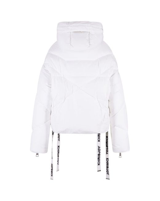 Khrisjoy White Khris Iconic Puffer Jacket