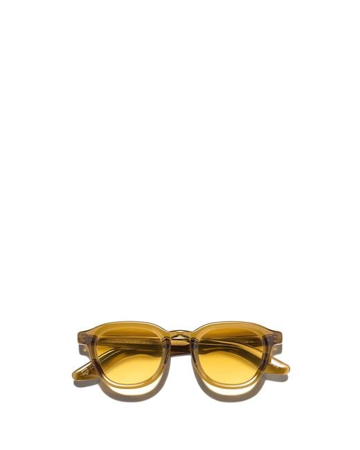 Moscot Metallic Dahven Sun Olive Brown (chestnut Fade) Sunglasses