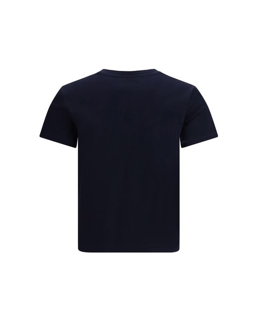 Max Mara Blue T-Shirt Donata Cotton T-Shirts & Jerseys