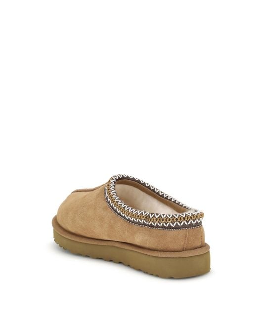 Ugg Brown Mules Tasman Ii Suede Upper Mutton Sandal