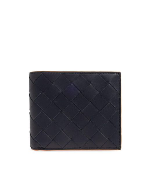 Bottega Veneta Blue Leather Wallet, for men