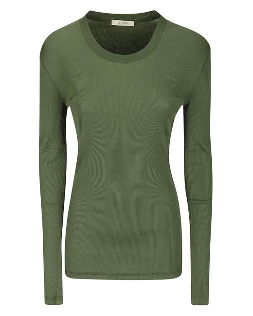 Lemaire Green Rib Long Sleeve T-Shirt