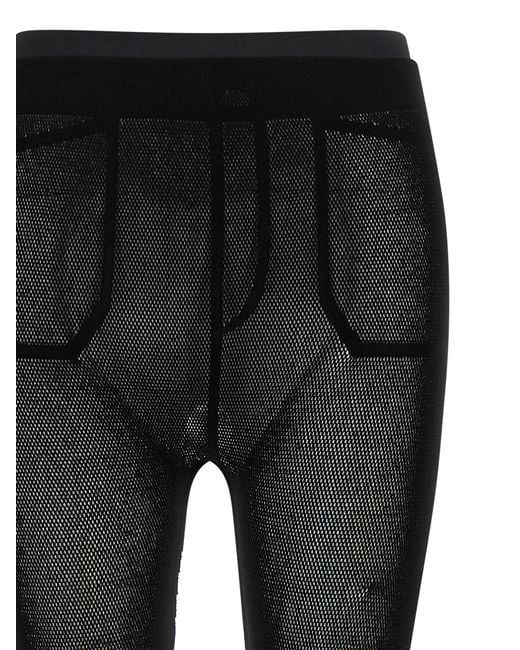 Issey Miyake Black Seen Unseen Ap' Leggings