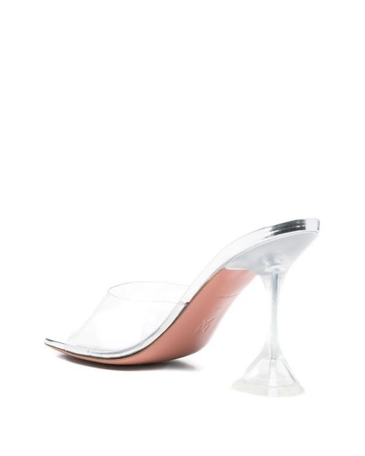 AMINA MUADDI White Sandals Lupita Glass Slipper Pvc