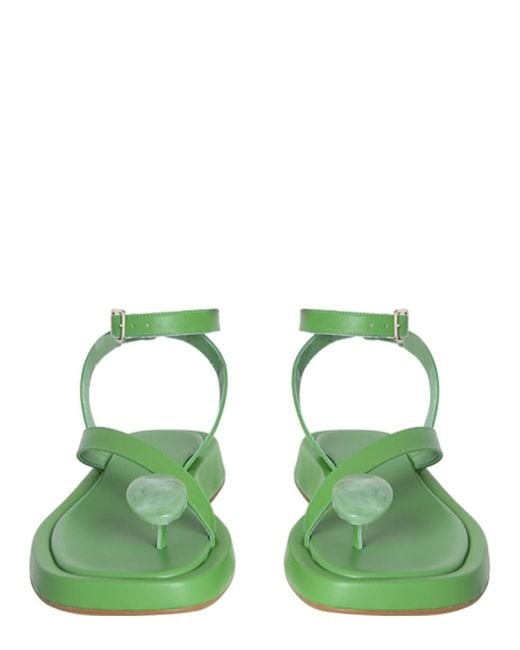 Gia Borghini Green Rosie Sandals Covered Sole: 3 C