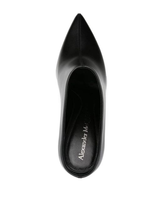 Alexander McQueen Black Sandals With Thorn Pattern