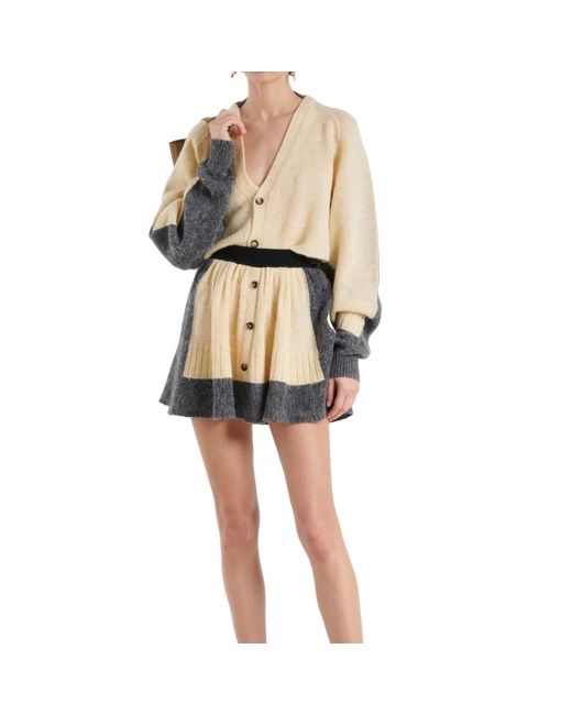 Loewe Natural Cropped Wool Cardigan