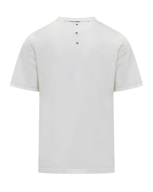 Premiata White T-Shirt With Print for men