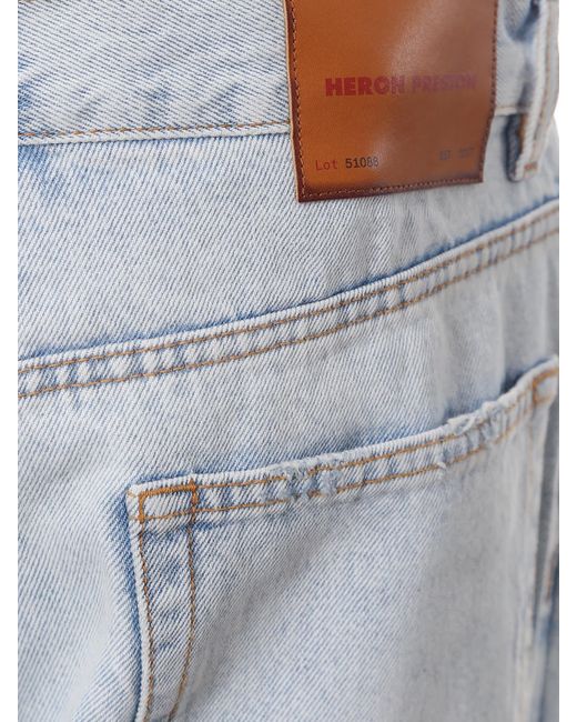 Heron Preston Gray Light Cotton Jeans for men