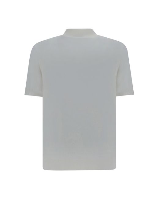 Zegna Gray Polo Shirts for men
