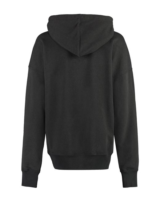 Isabel Marant Black Isabel Marant Mansel Logo Cotton Hoodie Polyester Hoodies