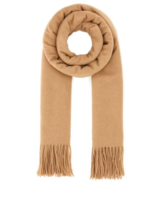 Johnstons Brown Cashmere Scarf
