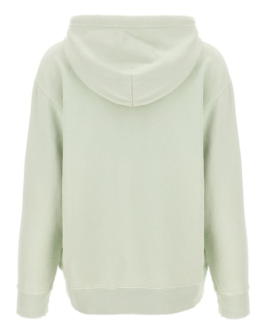 MM6 by Maison Martin Margiela Green Numeric Signature Mm6 Hoodie
