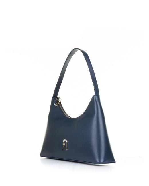 Furla Blue Diamante S Shoulder Bag
