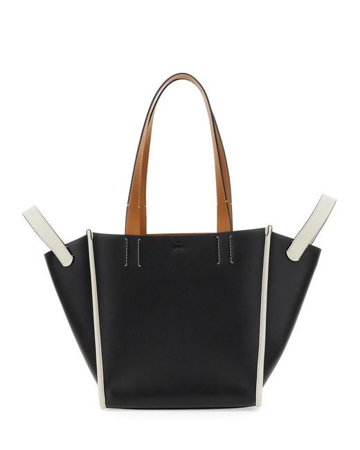 Proenza Schouler Black Leather Tote Bag