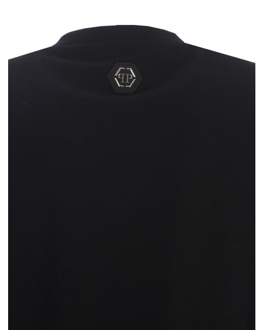 Philipp Plein Black T-Shirt for men