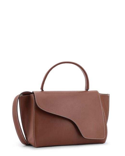 Atp Atelier Brown Arezzo Leather Shoulder Bag