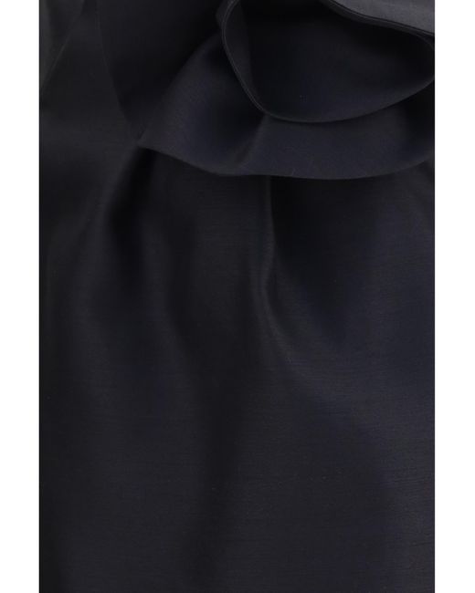 Magda Butrym Blue Mini Skirt Wool And Silk