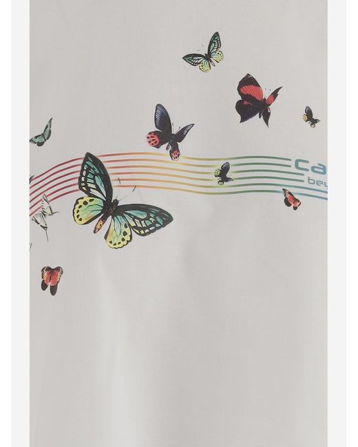 Casablanca White Cotton T-Shirt With Logo Main: Organic T-Shirts & Jerseys