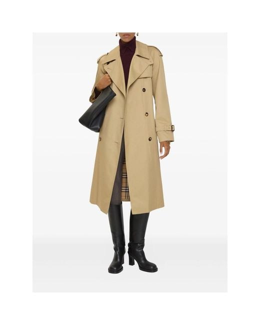 Burberry Natural Coats