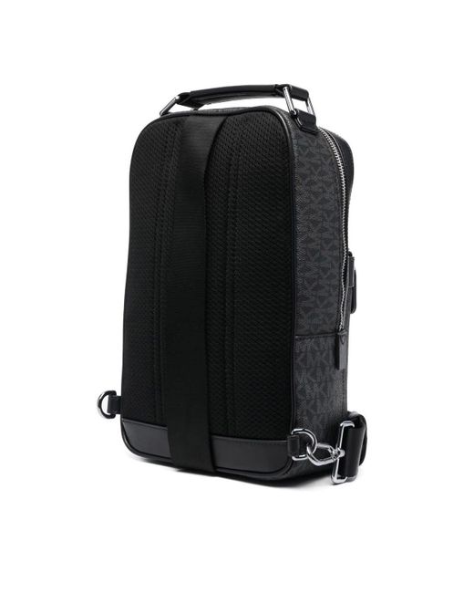 MICHAEL Michael Kors Black Hudson One-Shoulder Bag for men