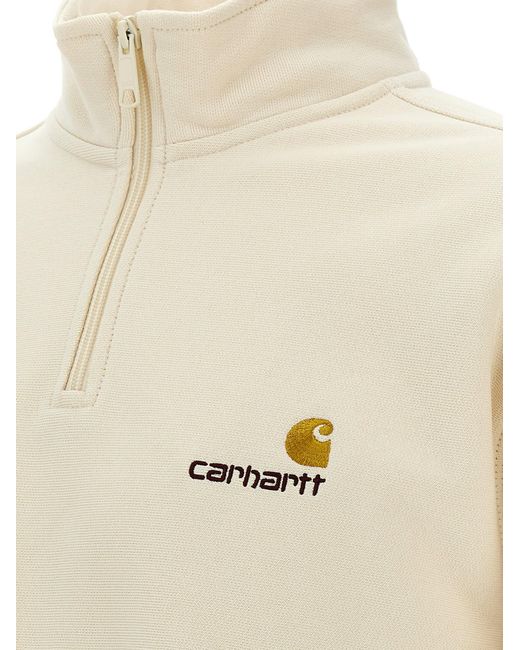 Carhartt White American Script Sweatshirt for men