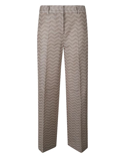 Missoni Gray Straight Concealed Trousers