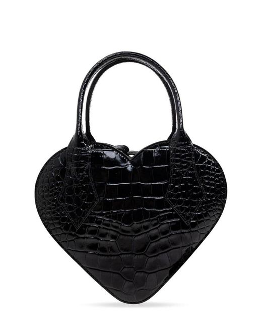Vivienne Westwood Josephine Heart Crossbody Bag in Black | Lyst