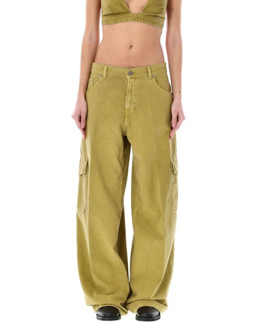 Haikure Yellow Bethany Cargo Pants