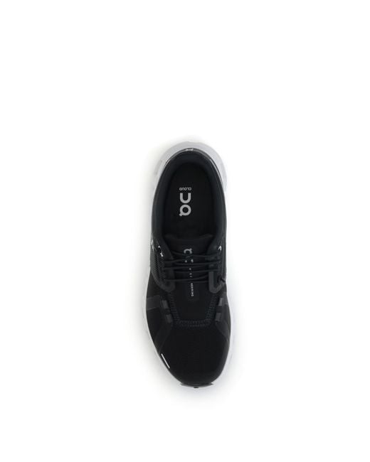 On Shoes Black Sneakers Cloud 6- Upper: Polyester Trainers