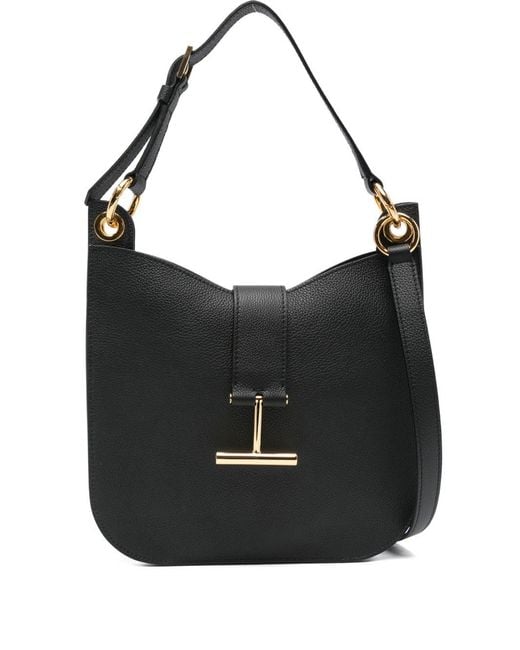 Tom Ford Black Tara Small Leather Crossbody Bag