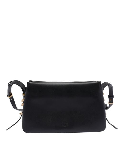 Pinko Black Mini One Two Three Crossbody Bag