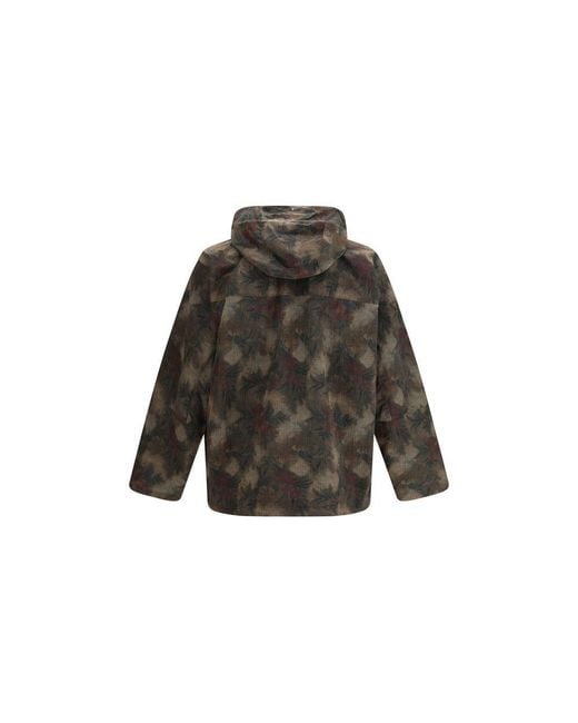 Herno Gray Bicolor Nylon Parka for men
