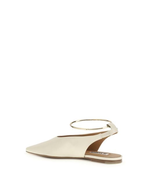 Jil Sander Natural Ring Ballerinas Goatskin/Hircus Goatskin