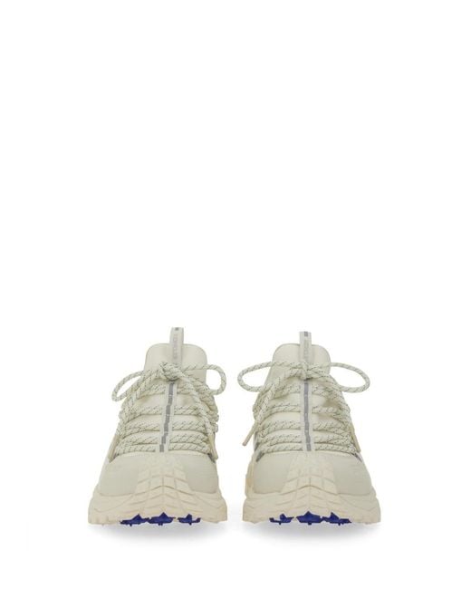 Moncler White Sneakers Trailgrip Lite 2 Polyester Elastane Trainers