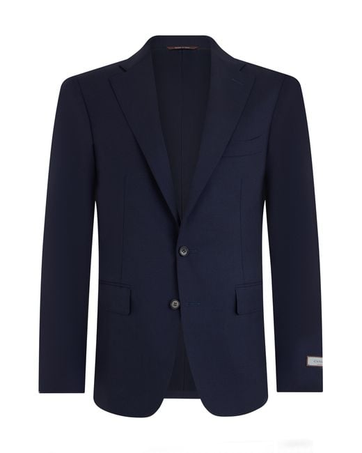 Canali Blue Suit Wool Suits for men