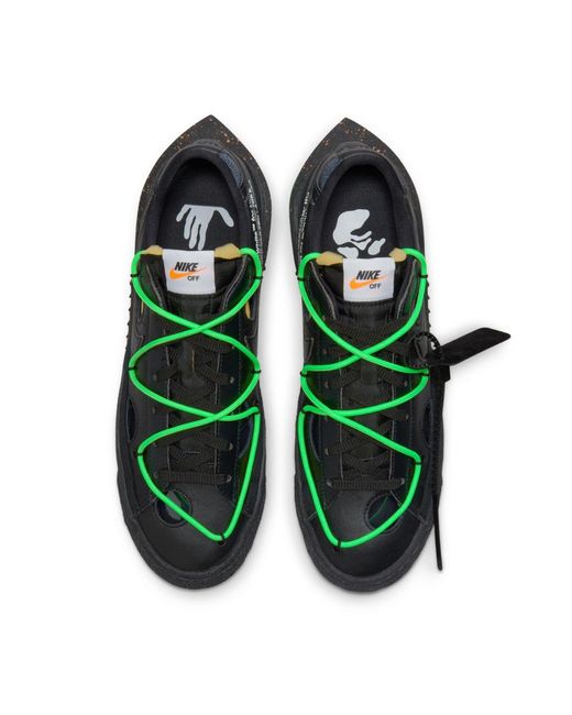 Nike Green Blazer Low '77 X Off- Sneakers
