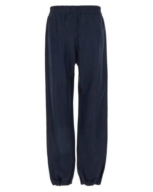 Moncler Blue Logoed Sweatpants