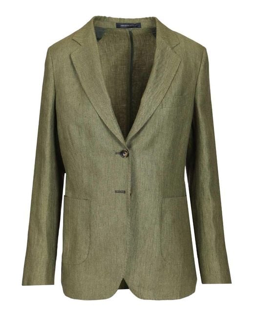Latorre Green Linen Blazer Jacket