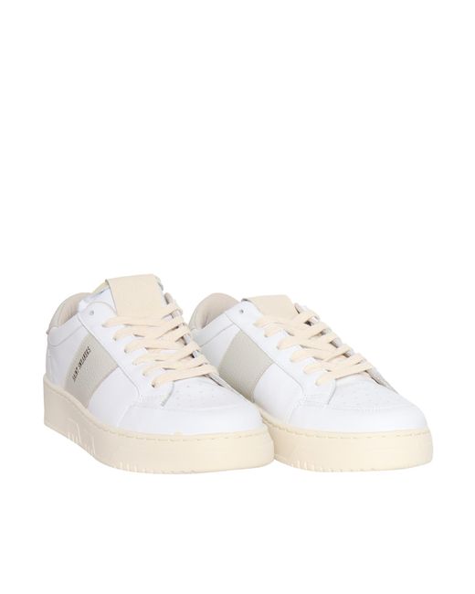 SAINT SNEAKERS White Leather Tennis Sneakers