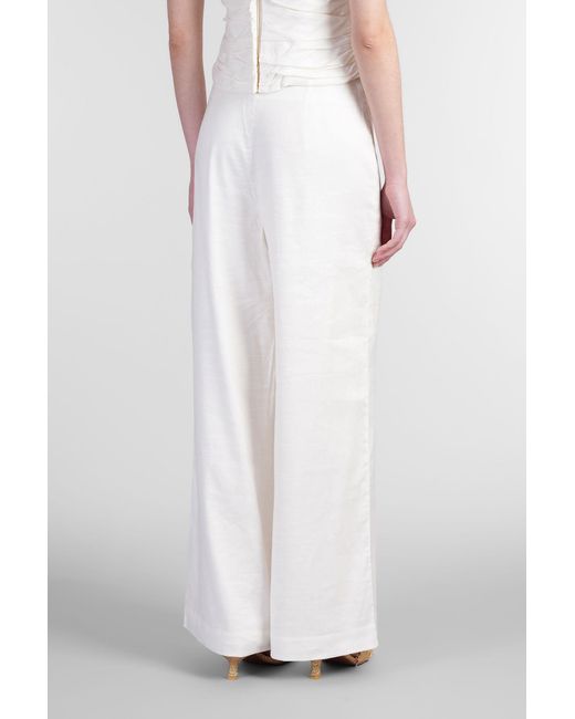 Cult Gaia Kora Pants in White | Lyst