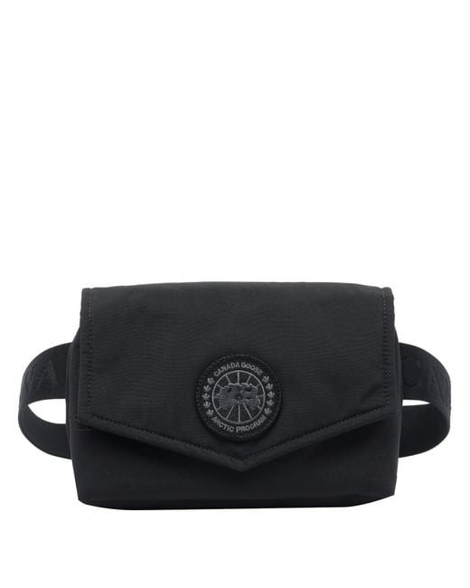 Canada Goose Black Logo Mini Waist Bag