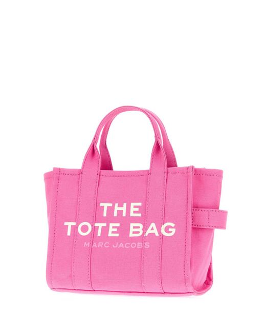 Marc Jacobs Pink Canvas Mini The Tote Bag Handbag
